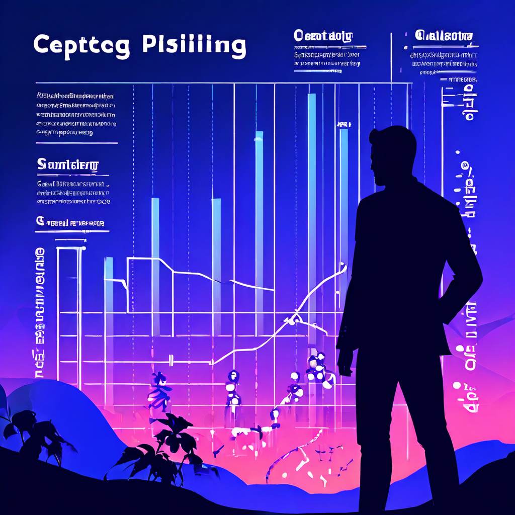 파란 배경 타이틀 카드에 확률 그래프와 차트, 약자와 거인 대결 실루엣을 분석하는 사용자 모습이다