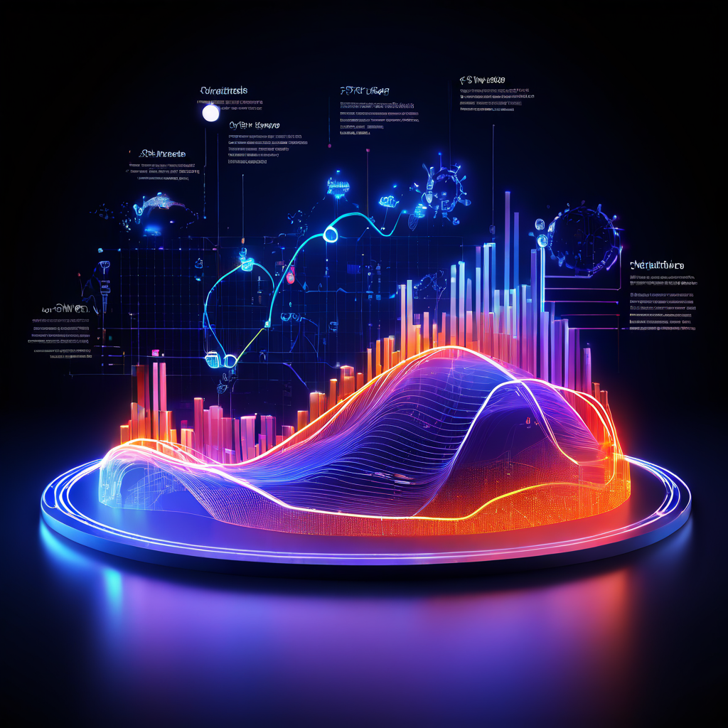 실제 애플리케이션 데이터를 바탕으로 피드백 루프가 작동하여 AI 분석 모델의 성능이 지속적으로 개선되고 고도화되는 과정을 보여주는 이미지.