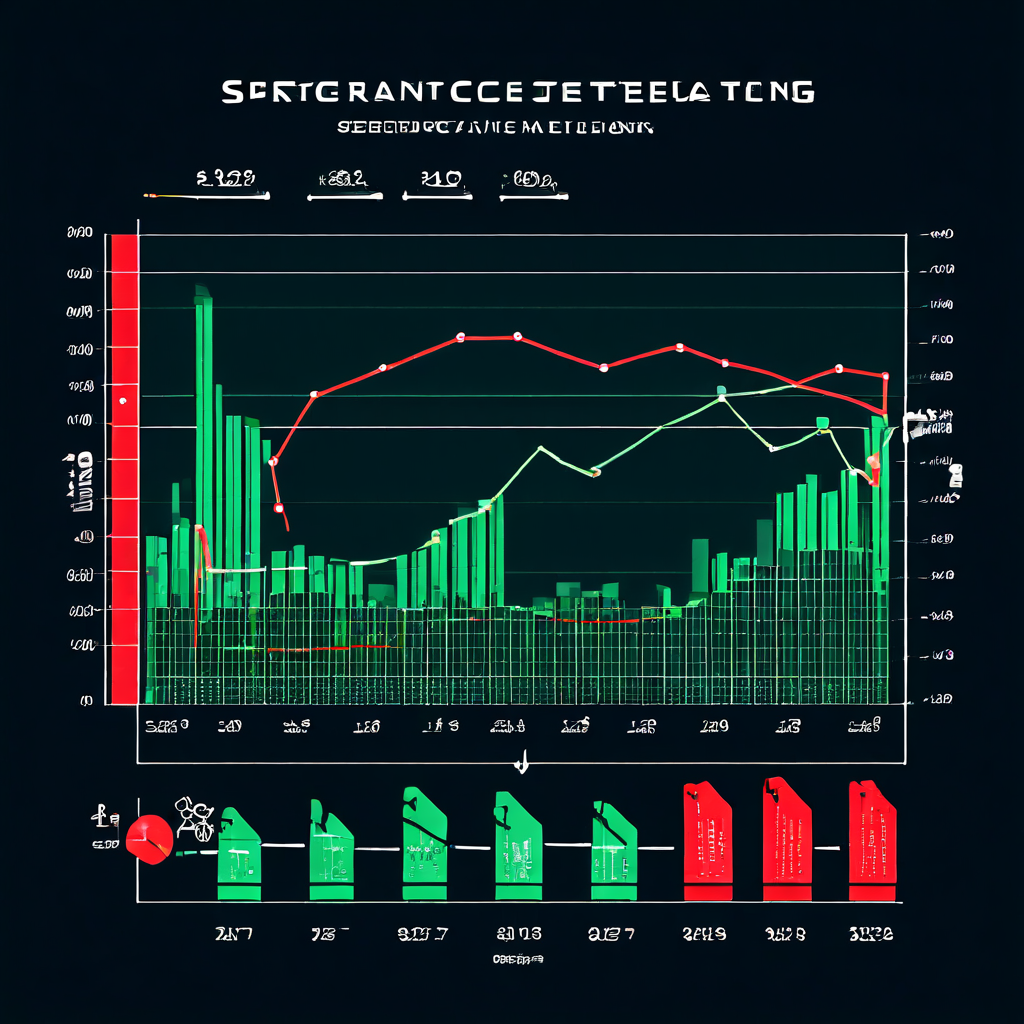 상승하는 연승 그래프와 하강하는 연패 그래프로 배팅 전략을 분석하는 이미지.