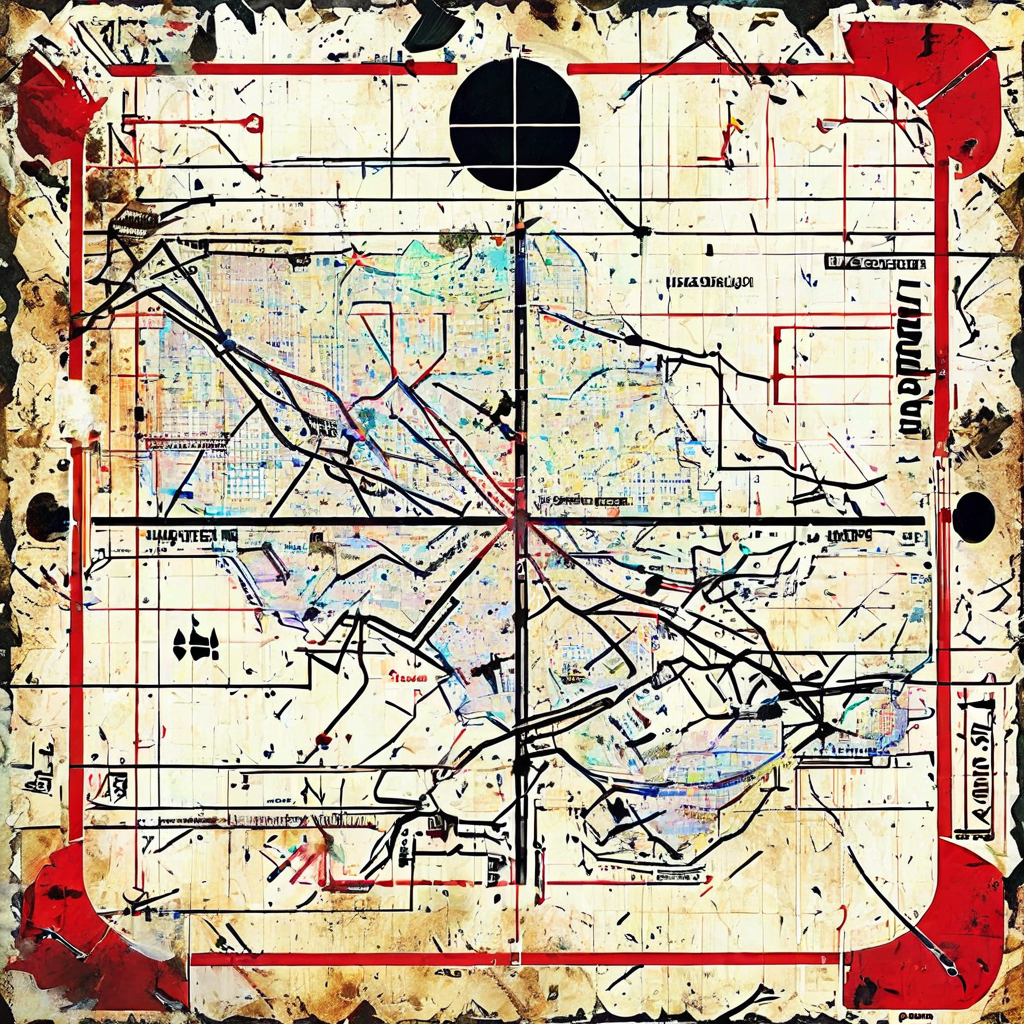 기존의 규칙이 깨지고 새로운 게임의 판도가 열리는 모습을 시각화한 이미지