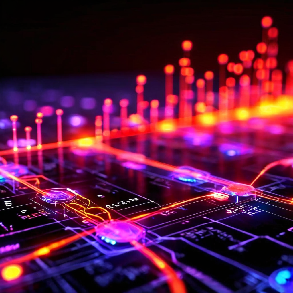 복잡한 확률 데이터로 구성된 의사결정 매트릭스에서 특정 셀이 빛나며, 데이터 분석을 통해 핵심 행동의 최적 타이밍을 찾는 과정을 보여주는 이미지.