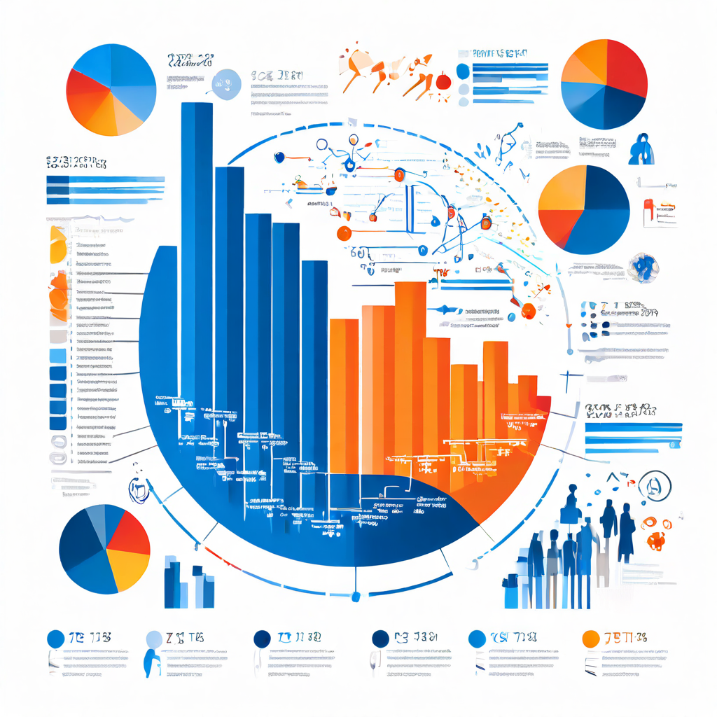 건강하고 건설적인 커뮤니티 참여를 활성화하기 위한 정책 청사진을 만들기 위해, 다양한 차트와 그래프 데이터를 종합적으로 분석하는 과정을 설명하는 이미지.