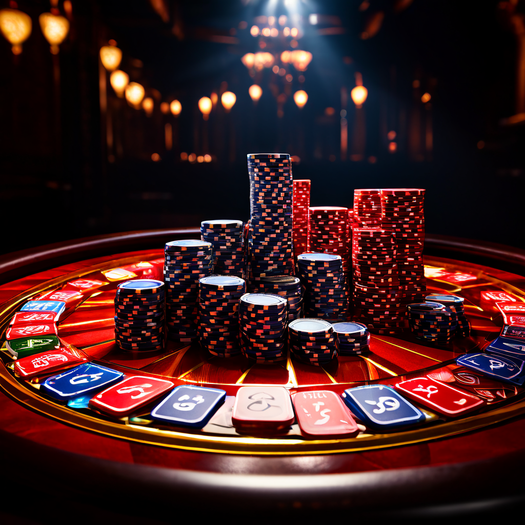 바카라 게임에서 패턴을 분석하려는 유혹과 실제로는 우연에 의해 결정되는 카지노의 현실을 빛나는 로드맵을 통해 상징적으로 보여주는 이미지.