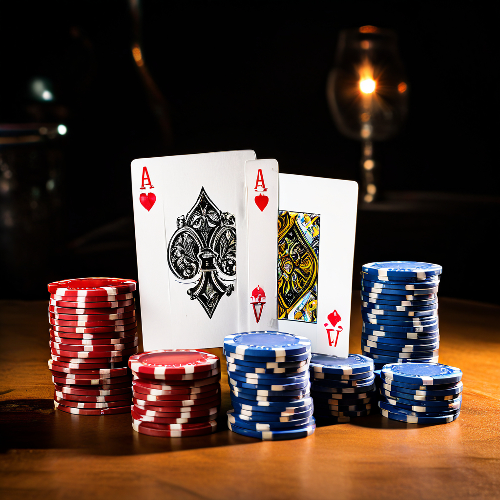 카드 테이블 위에 앞면이 보이는 두 장의 플레잉 카드 사이에 '페어 베트'라고 적힌 베팅 칩이 놓여 있는 포커 페어 베트의 진행 방식을 설명하는 다이어그램입니다.