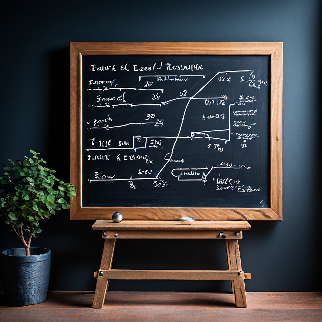 기본 확률 공식이 적힌 칠판과 데이터 수집부터 최종 위험 비율 계산까지의 단계를 설명하는 플로우차트가 함께 제시된 통계학 교육 자료입니다.