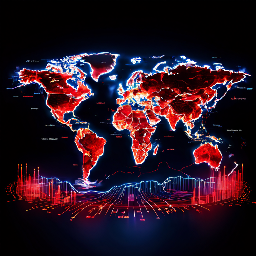 세계 지도 위에 시각화된 사용자 베팅 패턴 데이터를 분석하는 모습을 나타낸 이미지로, 맥락을 고려한 데이터 분석의 중요성을 보여줍니다.