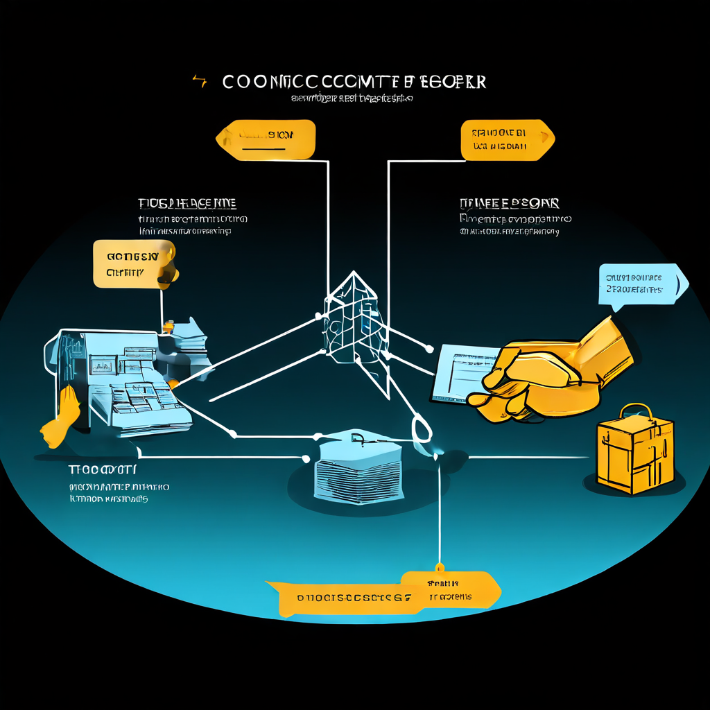 수수료 없는 거래 방식을 설명하는 다이어그램으로, 중개자 없이 구매자가 판매자에게 직접 금액을 송금하는 절차를 단계별로 보여줍니다.