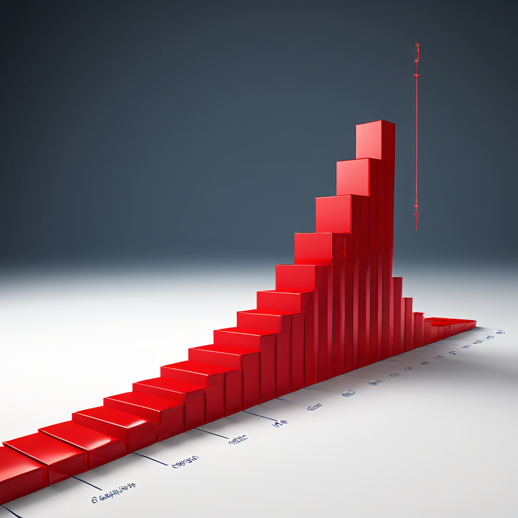 장기적 성장을 목표로 상승하던 자본 증가 곡선이 단기적 시각이라는 장벽에 가로막혀 정체되는 모습을 보여주는 그래프입니다.