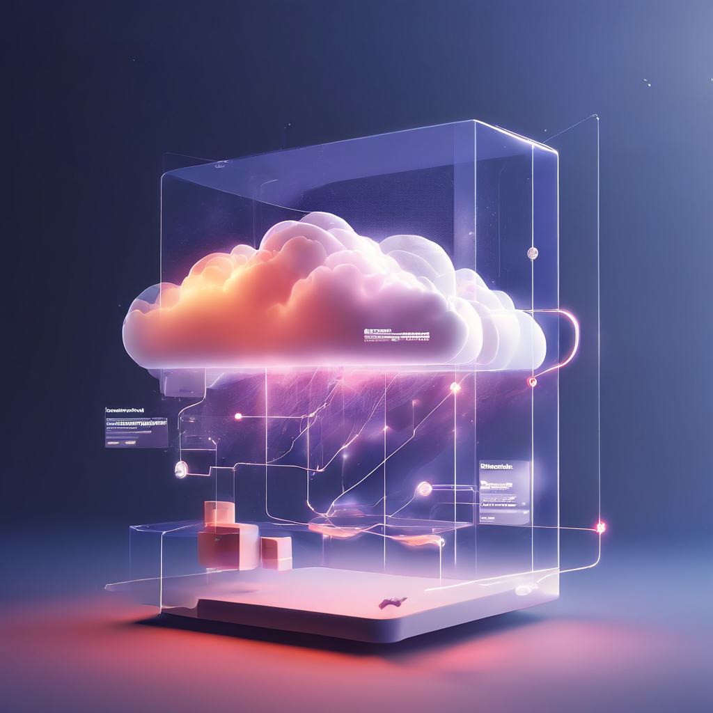 A premium futuristic SaaS dashboard showing a transparent withdrawal status flow from submitted to sent, with connected cloud...