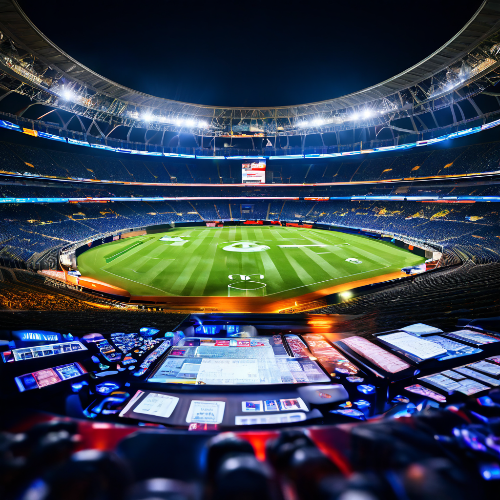 A professional sports bettor monitors real-time odds movements on a laptop in a softly lit casino lounge, with blurred betting scr