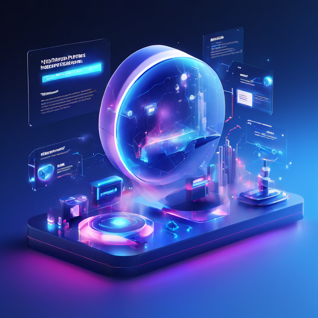 A side-angle operator monitors abstract light panels showing overlapping user timeline periods in a premium futuristic digital...