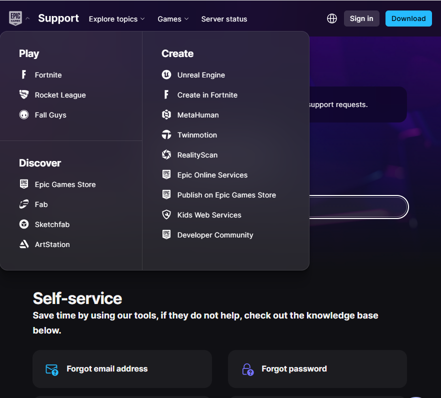 Epic Games account linked with PlayStation, Xbox, Steam and Nintendo accounts for cross-progression.